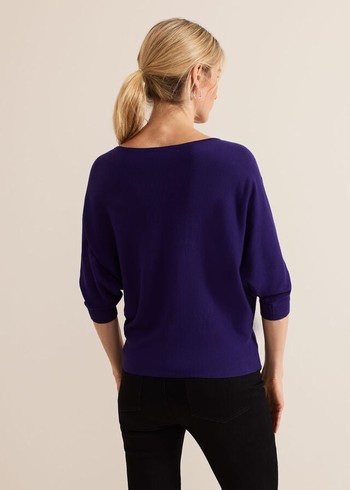 Phase Eight Cristine Knitwear Purple USA | 5204169-PK